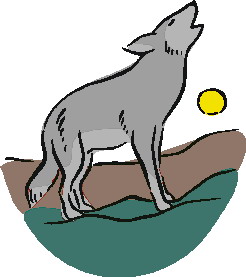 Wolves clip art