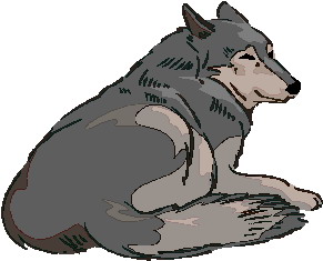 Wolves clip art