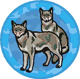 Wolves clip art