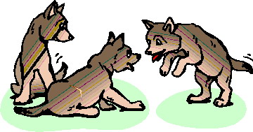 Wolves clip art