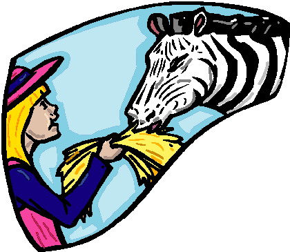 Zebras clip art