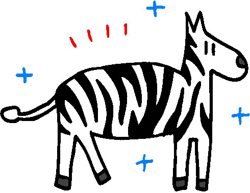 Zebras clip art