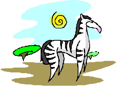 Zebras clip art