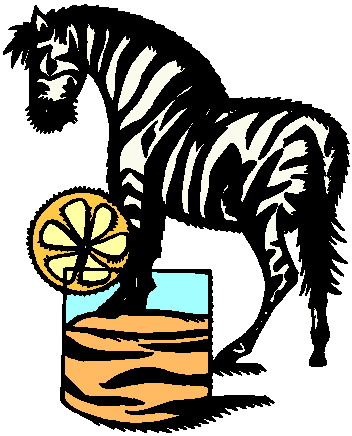 Zebras clip art