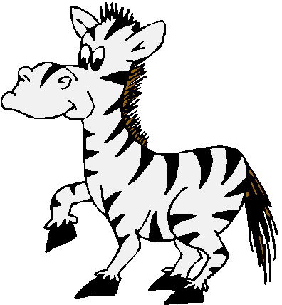 Zebras clip art