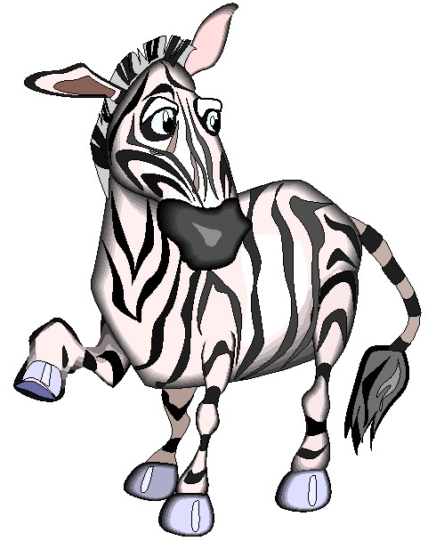 Zebras clip art