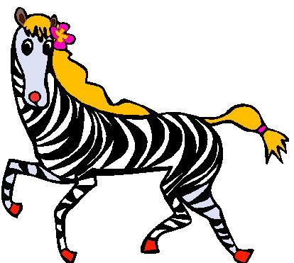 Zebras clip art