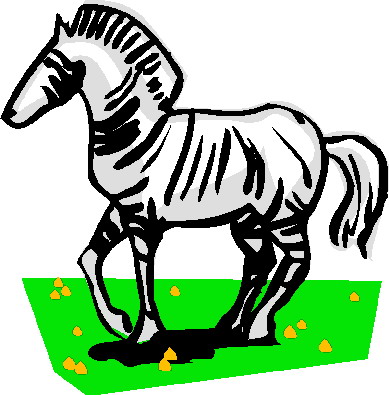 Zebras clip art