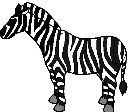 Zebras clip art