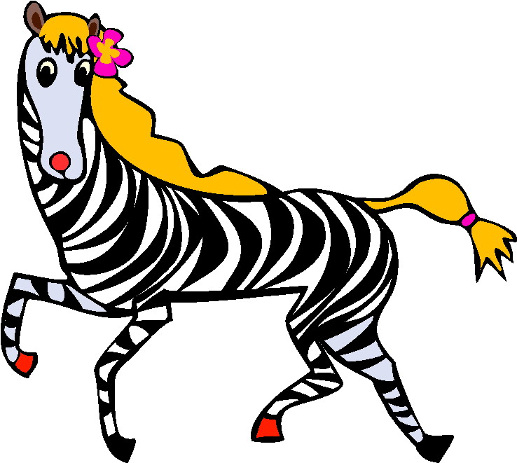 Zebras clip art