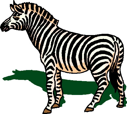 Zebras clip art