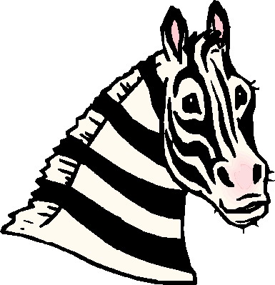 Zebras clip art