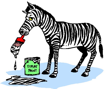 Zebras clip art