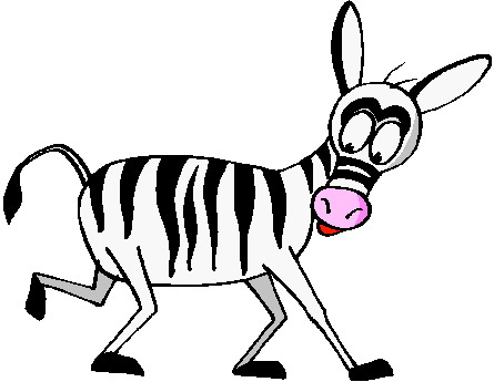 Zebras clip art