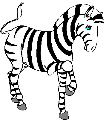 Zebras clip art