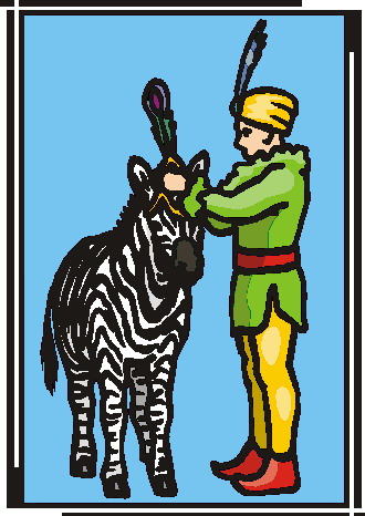 Zebras clip art