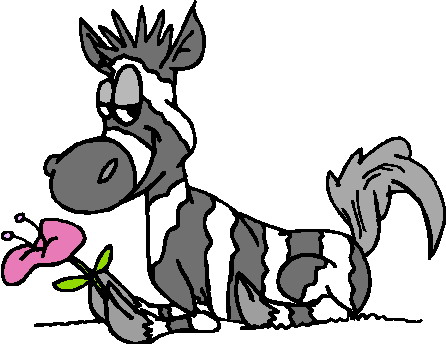 Zebras clip art