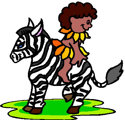 Zebras clip art