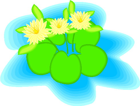 Water lily clip art