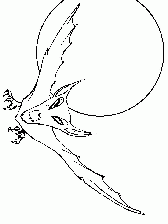 Bat coloring pages