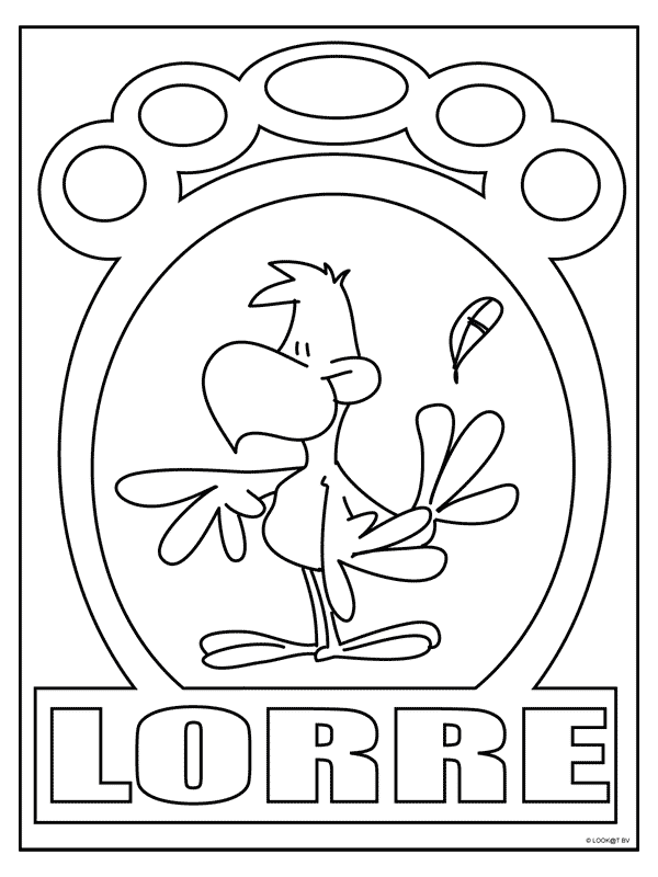 Bird coloring pages