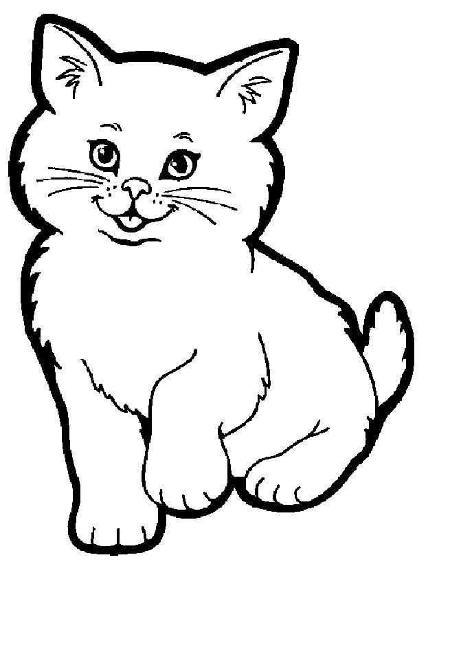 Cat coloring pages