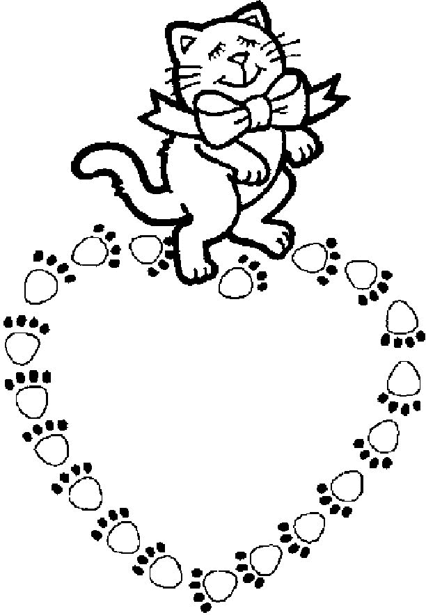 Cat coloring pages