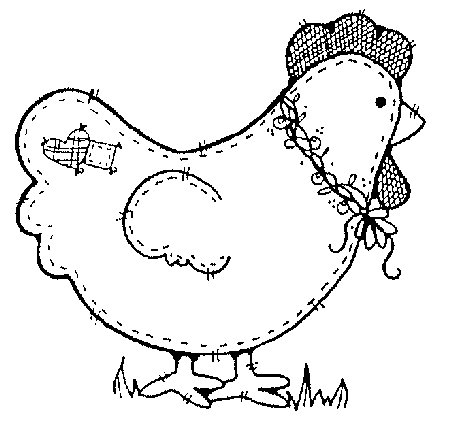 Chicken coloring pages