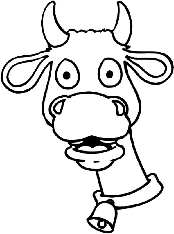 Cow coloring pages