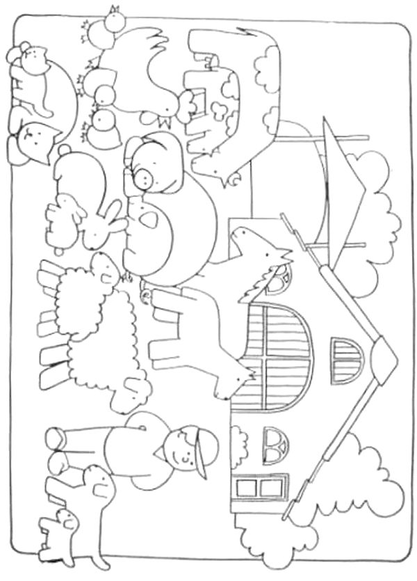 Cow coloring pages