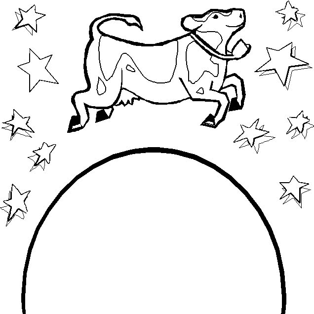 Cow coloring pages