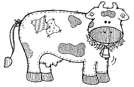 Cow coloring pages