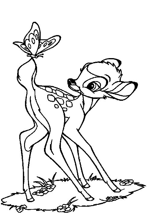 Deer coloring pages