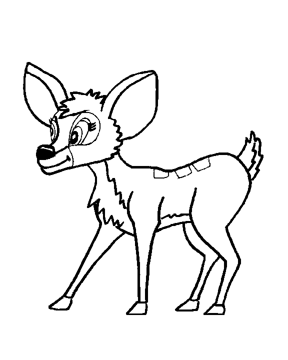 Deer coloring pages