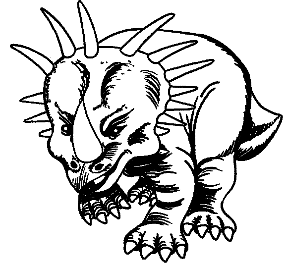 Dinosaur coloring pages