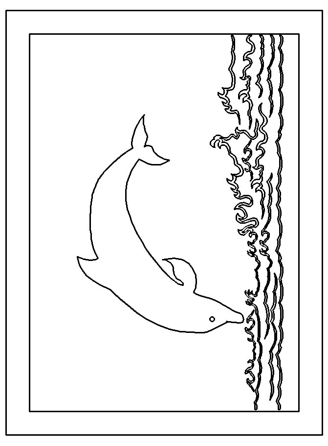 Dolphin coloring pages