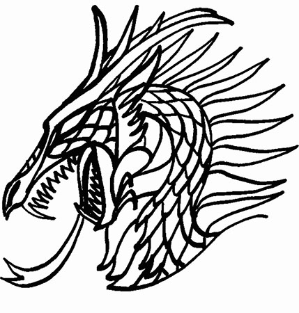 Dragon coloring pages