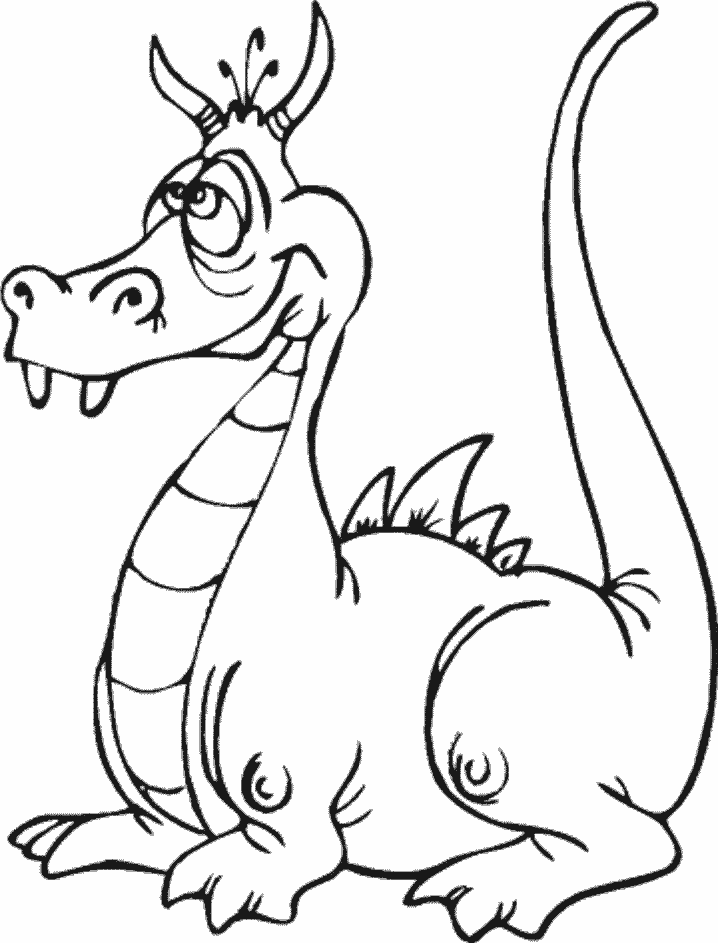 Dragon coloring pages