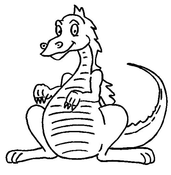 Dragon coloring pages