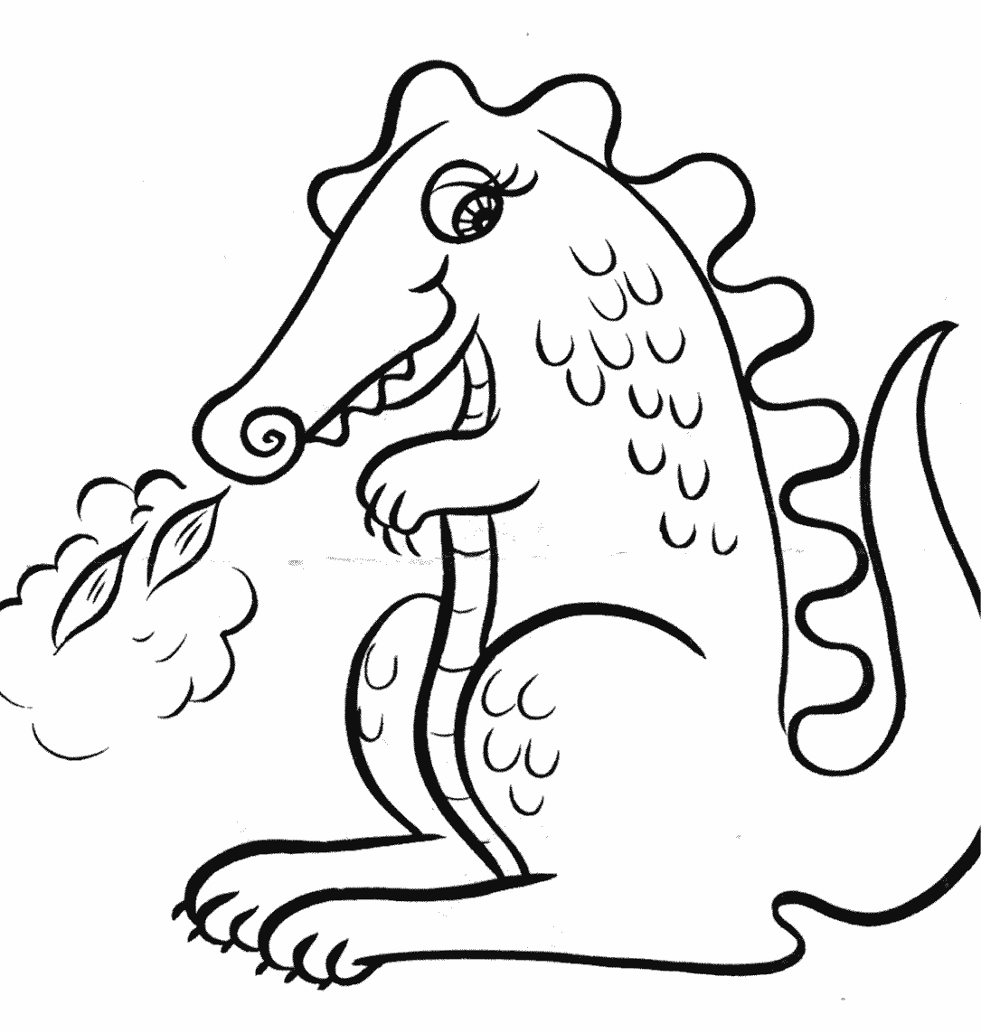 Dragon coloring pages