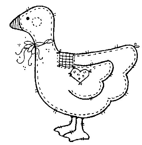 Duck coloring pages