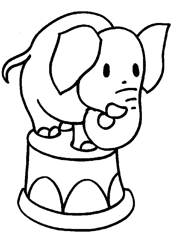 Elephant coloring pages