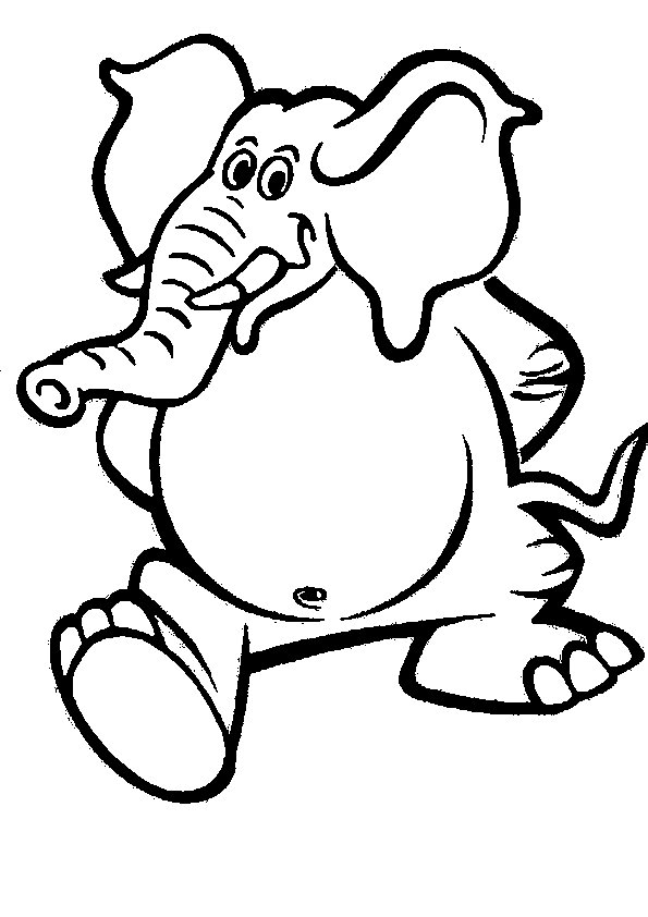 Elephant coloring pages