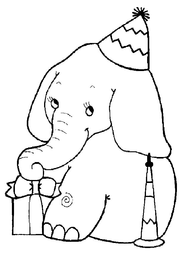 Elephant coloring pages