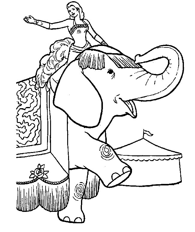 Elephant coloring pages