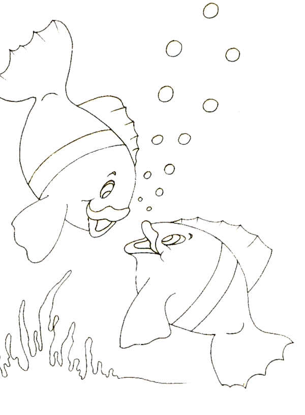 Fish coloring pages