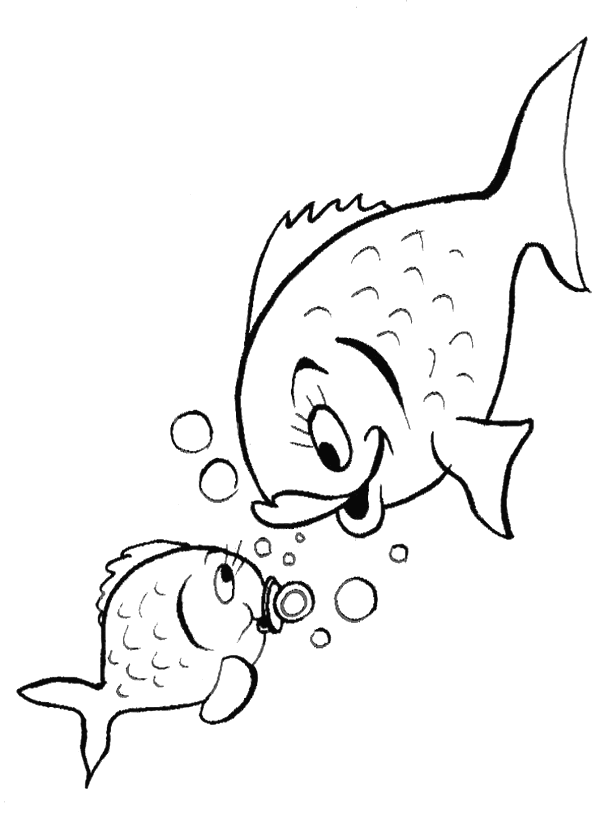 Fish coloring pages