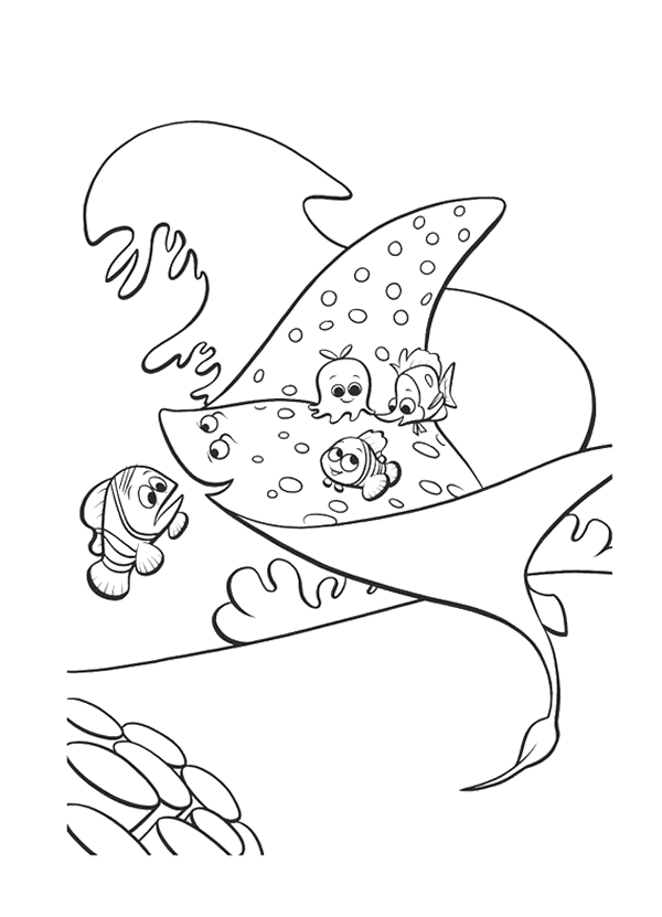 Fish coloring pages