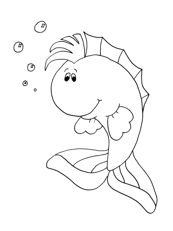 Fish coloring pages