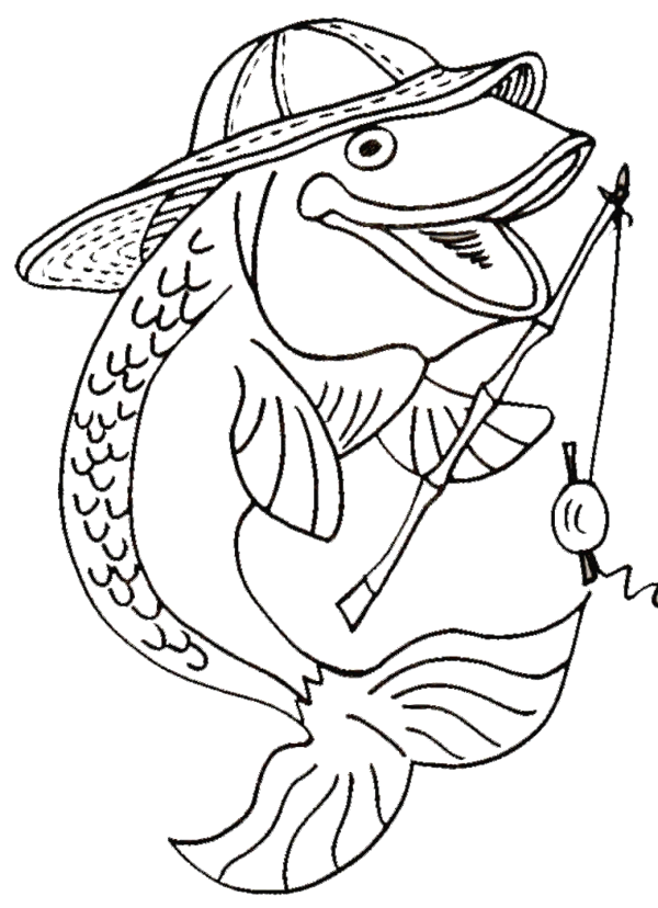 Fish coloring pages